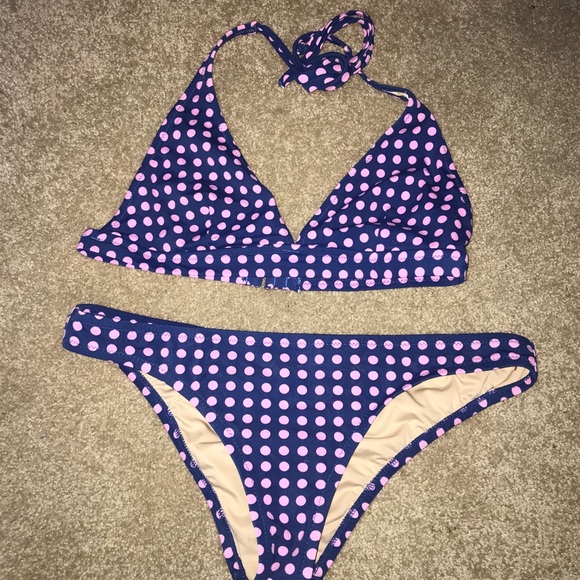 J. Crew Other - J Crew Woman Bikini swimsuit M Color Blue Pink